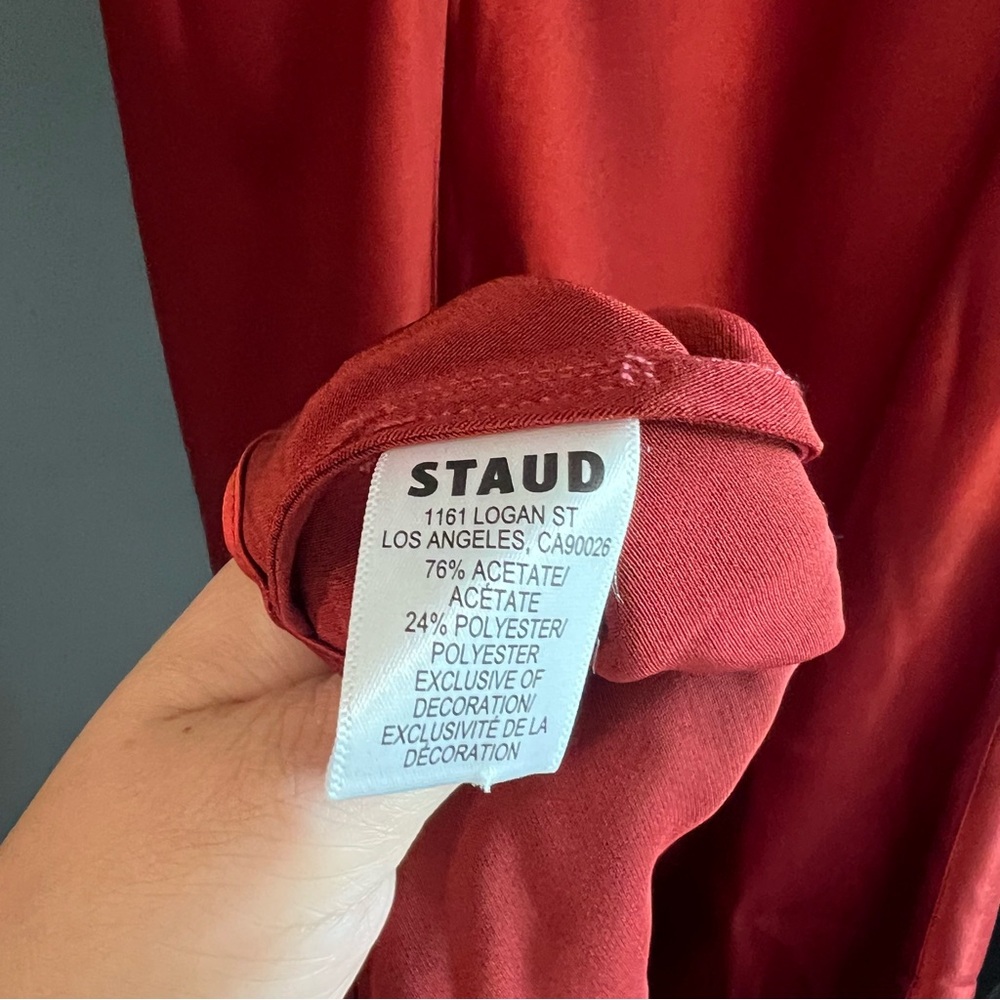 Staud Cadence Maxi Dress in Rust red Size 6 - Picture 12 of 14